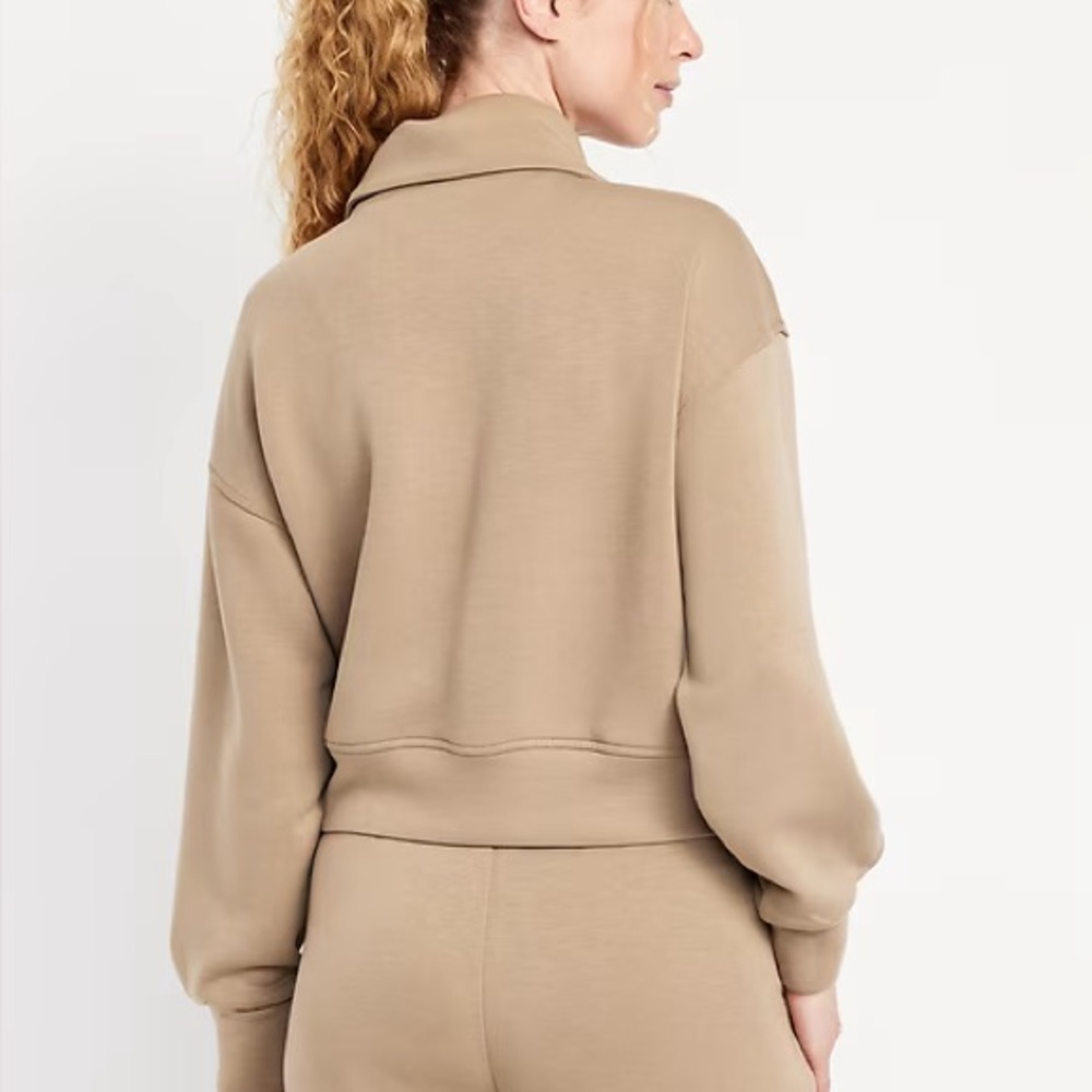 NWT! Old Navy Bounce Fleece Half-Zip Pullover Sweatshirt - Size Large Tall Only - Picture 2 of 3